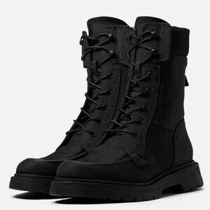 Franco sarto combat React Lace Boots Water Resistant
